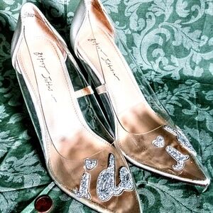 Betsey Johnson Demi Pump Wedding Shoes Size 10